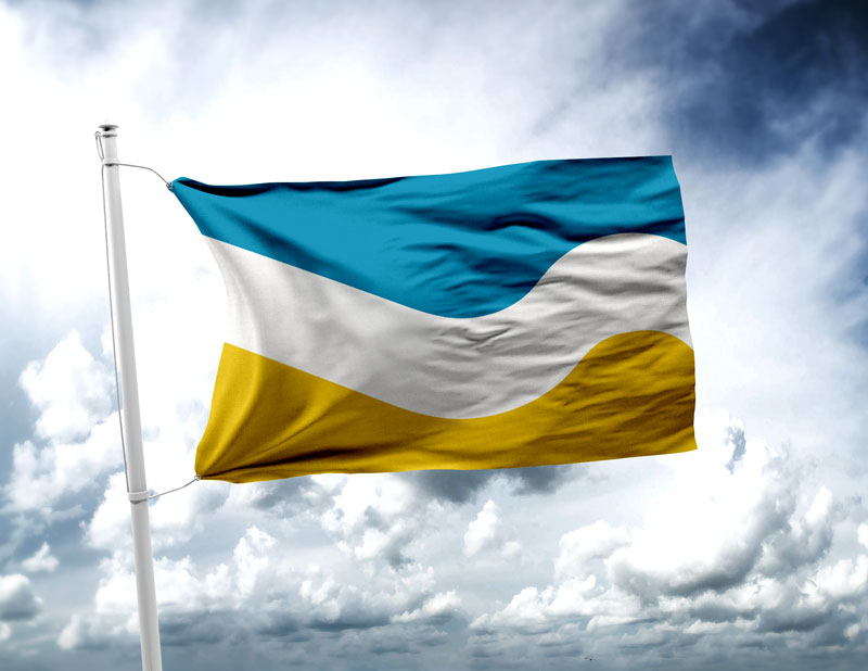 Proposed Nebraska state flag redesign by J. Paltiel/Lellobird