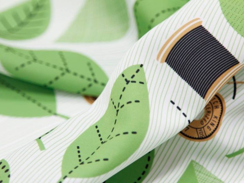 Thread Garden fabric by Lellobird, photo by Spoonflower