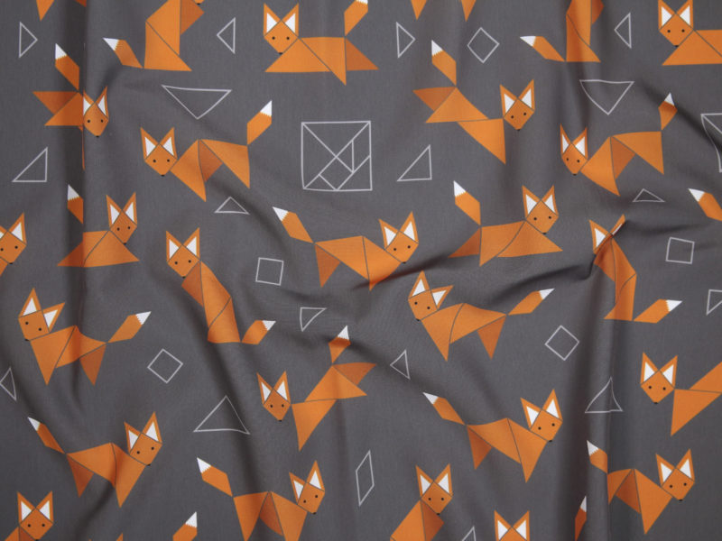 Boxy Foxy fabric by Lellobird, photo by Spoonflower