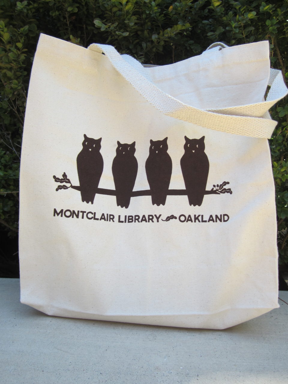 Totebag by Lellobird for Friends of Montclair Library