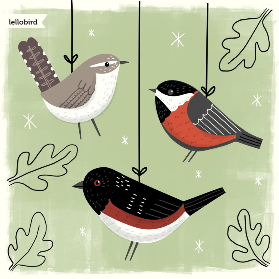 Bird Art Week 2022 - Bird Ornaments