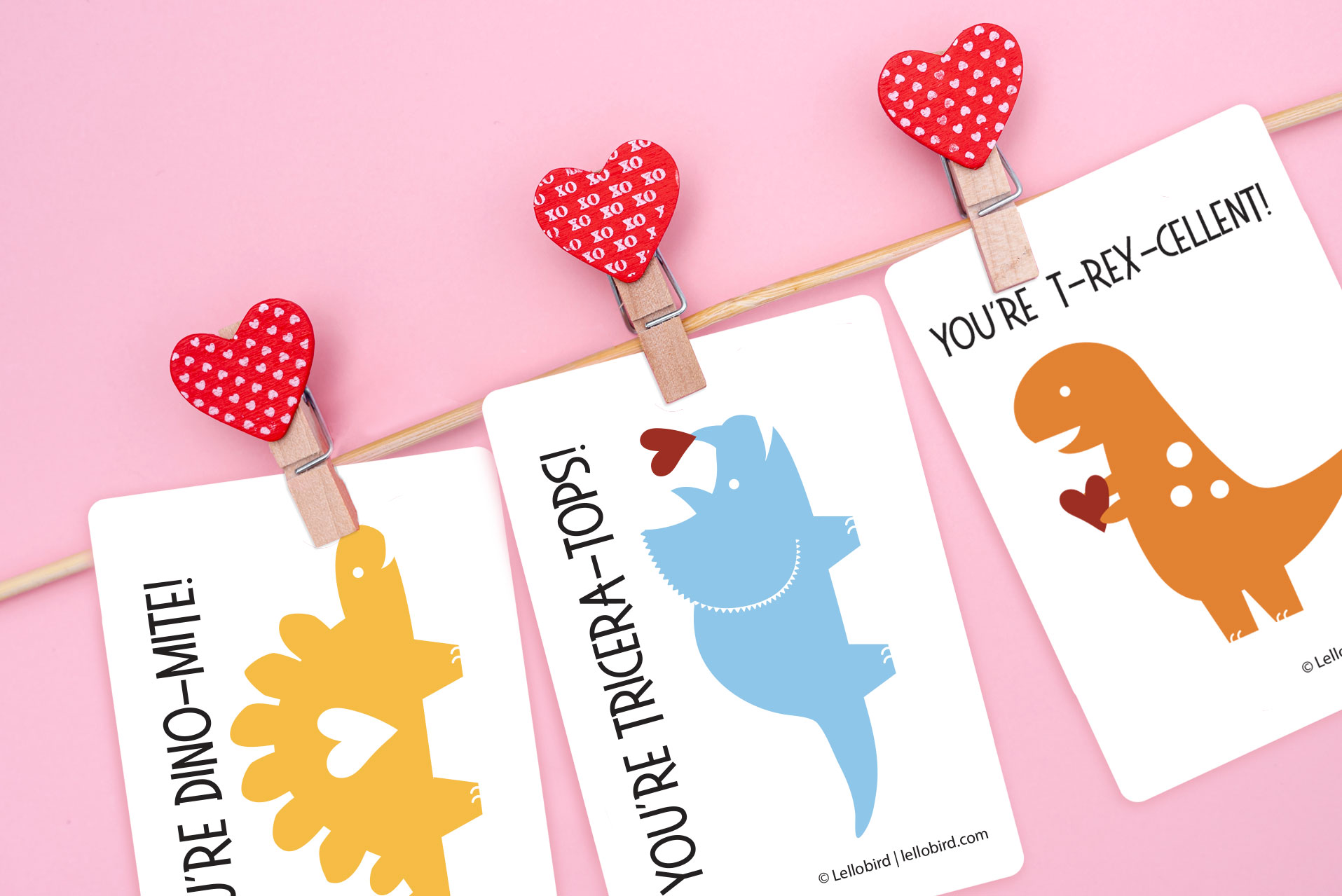 Dino-Mite Valentines