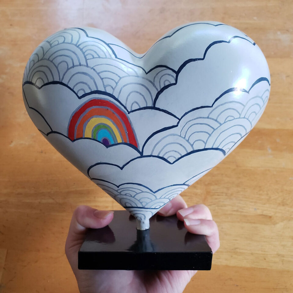 Fog City heart by Jeni Paltiel for SF General Hearts In San Francisco fundraiser 2026
