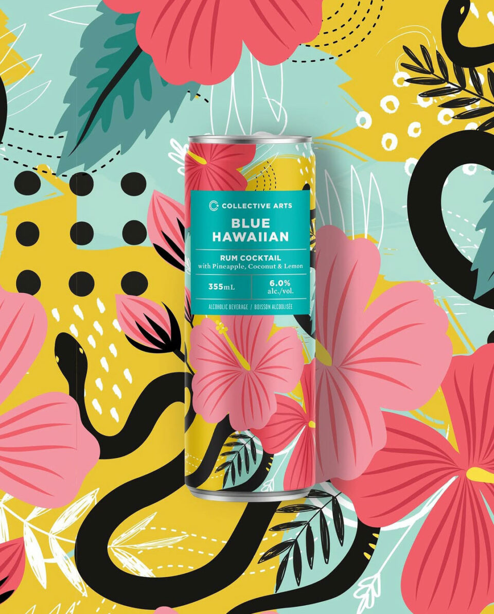 Cocktail can for Collective Brew 2026 by Lellobird