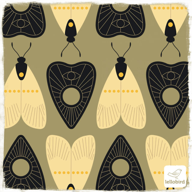 Ouija moths by Lellobird