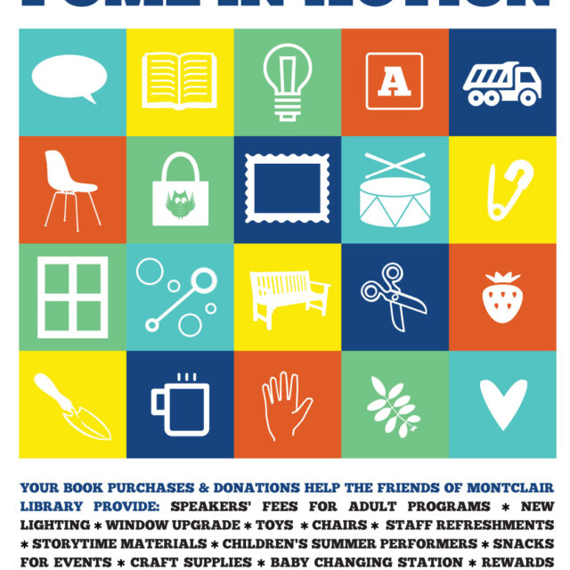 Friends of Montclair Library What We Do web graphic