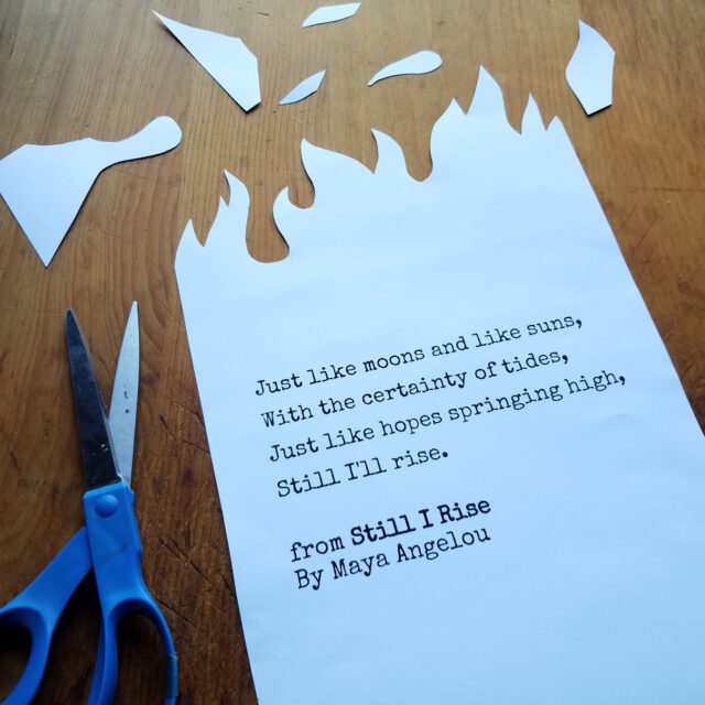 Typewriter message from paper phoenix project